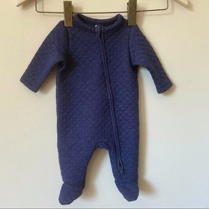 OLD NAVY TOP ZIP QUILT ONE PIECE BABY